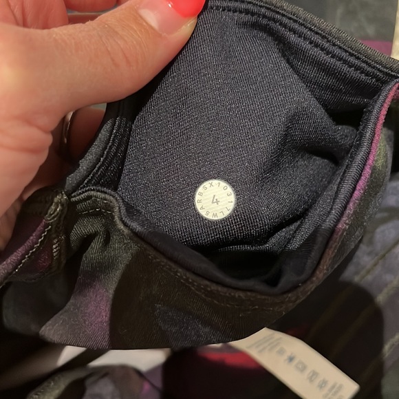 Lululemon Train Times 7/8 Pant aura dark chrome multi/midnight navy - Picture 9 of 11